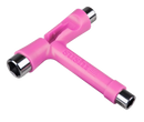 Sushi Skate Ninja T Tool Pink – roze alles-in-één skateboardtool met drie dopmaten en uitneembare inbus/kruiskop