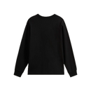Vans Left Chest II Loose LS Black – zwart longsleeve T-shirt met loose fit en subtiel Vans-logo op de borst