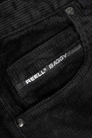Reell Denim Baggy Black Cord, sfeerfoto achterkant