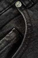 Reell Solid Black Wash 2 – zwarte stretch jeans met subtiele washed look en regular tapered fit