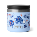 YETI Rambler Geisoleerde Voedselpot in Big Sky Summer Camp, 18/8 roestvrij staal double-wall vacuum insulated food jar met 100% leakproof MagVent Lid wide mouth opening vaatwasserbestendig BPA vrij 5 jaar garantie beschikbaar in 237ml en 473ml in frisse seasonal Big Sky Summer Camp colorway, verkrijgbaar bij Revert 95 Haarlem