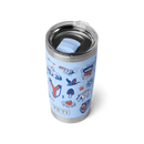 YETI Rambler 20 oz Tumbler in Big Sky Summer Camp, 18/8 stainless steel double-wall vacuum insulated tumbler met MagSlider Lid splashproof crystal-clear venster DuraCoat Big Sky Summer Camp coating vaatwasserbestendig BPA vrij 591ml 5 jaar garantie, verkrijgbaar bij Revert 95 Haarlem
