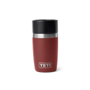 YETI Rambler Travel Bottle Stag Red, roestvrijstalen reisfles met lekvrije Commuter Cap en 360 graden drinkopening, verkrijgbaar in 8 oz en 16 oz, verkrijgbaar bij Revert 95 Haarlem