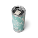 YETI Rambler 20 oz Stackable Cup in Seafoam, 18/8 stainless steel double-wall vacuum insulated stapelbare cup met MagSlider Lid splash-resistant cupholder compatible DuraCoat Seafoam coating vaatwasserbestendig BPA vrij 591ml 5 jaar garantie, verkrijgbaar bij Revert 95 Haarlem