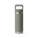 YETI Colour Cap Straw Bottle Pampa Green, roestvrijstalen drinkfles met kleurbijpassende straw cap en TripleHaul handgreep, verkrijgbaar in 18 oz en 26 oz, verkrijgbaar bij Revert 95 Haarlem