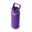 YETI Colour Cap Straw Bottle Pace Purple, roestvrijstalen drinkfles met kleurbijpassende straw cap en TripleHaul handgreep, verkrijgbaar in 18 oz en 26 oz, verkrijgbaar bij Revert 95 Haarlem