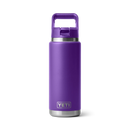 YETI Colour Cap Straw Bottle Pace Purple, roestvrijstalen drinkfles met kleurbijpassende straw cap en TripleHaul handgreep, verkrijgbaar in 18 oz en 26 oz, verkrijgbaar bij Revert 95 Haarlem