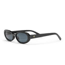 CHPO Brand Alice zonnebril, 100% gerecycled plastic small medium fit unisex zonnebril 37mm met UV400 Cat 3 bescherming ontworpen door Skate Nation coach verkrijgbaar in Black Black Milky Tea Grey en Turtle Grey Black, verkrijgbaar bij Revert 95 Haarlem