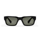 CHPO Brand Tone zonnebril in Turtle Brown met groene glazen, 100% gerecycled plastic unisex zonnebril met UV400 Cat 3 bescherming vernoemd naar de Point Break en Red Hot Chili Peppers jaren 90 energie, verkrijgbaar bij Revert 95 Haarlem