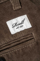 Reell Denim Regular Flex Chino Flanel Cord Olive Brown foto 8