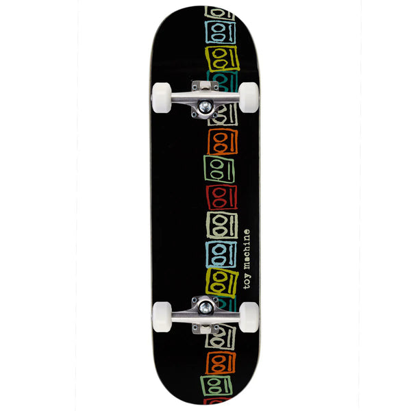 Toy Machine Bots Complete – compleet skateboard met Bots graphic, trucks, wielen, lagers en gratis griptape