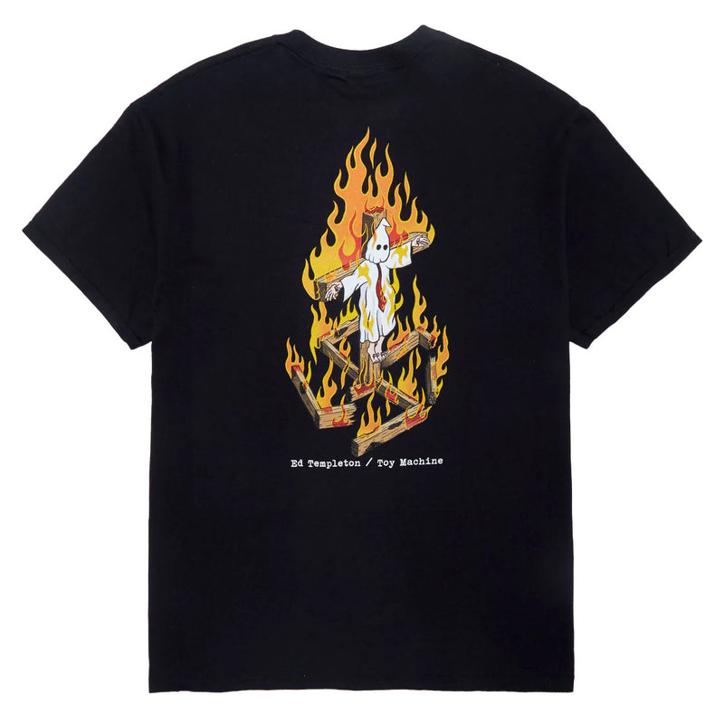 Toy Machine Charred Cross Tee – T-shirt met Ed Templeton Charred Cross graphic