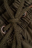 Reell Reflex Meadow broek in Flat White Ripstop, oversized chino-geïnspireerde broek van lichtgewicht ripstop met laag kruis en elastische tailleband, verkrijgbaar bij Revert 95 Haarlem