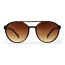 CHPO Brand Rickard zonnebril, 100% gerecycled plastic medium fit unisex wrap-around zonnebril 54mm met gepolariseerde glazen en UV400 bescherming verkrijgbaar in Matte Black Black Green Coffee Brown Navy Rainbow Mirror en White, verkrijgbaar bij Revert 95 Haarlem