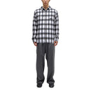 Former Vivian Flannel LS Shirt in de kleur Grey, verkrijgbaar bij Revert 95 Haarlem