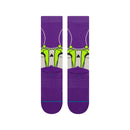 Stance x Toy Story Buzz Crew Socks Purple, crew sokken van gekamde katoenmix met Buzz Lightyear design, verkrijgbaar bij Revert 95 Haarlem