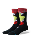 Stance Down The Chimney Crew Sock in zwart, productfoto 1