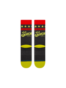 Stance Grinch Sweater Crew Sock in zwart, productfoto 3