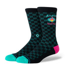 AriZona Iced Tea x Stance Iced To See You Crew Sock in Black met AriZona artwork graphic en crew hoogte, verkrijgbaar bij Revert 95 Haarlem
