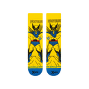 Stance x Marvel Wolverine Crew Yellow – crew sokken in gele Wolverine-stijl met graphic details en Stance branding