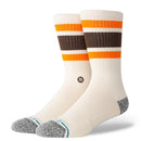 Stance Boyd ST Socks Off White, crew sokken van combed cotton blend met Infiknit technologie en medium cushioning, verkrijgbaar bij Revert 95 Haarlem
