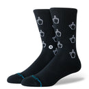 Stance Cursor Crew Socks Black, crew sokken van combed cotton blend met speels cursor design en medium cushioning, verkrijgbaar bij Revert 95 Haarlem
