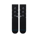 Stance Cursor Crew Socks Black, crew sokken van combed cotton blend met speels cursor design en medium cushioning, verkrijgbaar bij Revert 95 Haarlem
