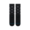 Stance Cursor Crew Socks Black, crew sokken van combed cotton blend met speels cursor design en medium cushioning, verkrijgbaar bij Revert 95 Haarlem
