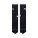 Stance Extra Dirty Crew Socks Black, crew sokken van combed cotton blend met rauwe grungy uitstraling, verkrijgbaar bij Revert 95 Haarlem