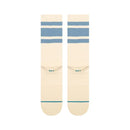 Stance Got Sol Crew Socks Canvas, crew sokken van combed cotton blend met zon-geïnspireerd design en geborduurde zonnen, verkrijgbaar bij Revert 95 Haarlem