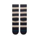 Stance Jailbird Crew Socks Navy, crew sokken van combed cotton blend met nautisch horizontaal streeppatroon, verkrijgbaar bij Revert 95 Haarlem