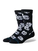 Stance Die Up Crew Sock in zwart, productfoto 1
