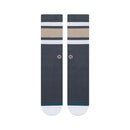 Stance Signature Boyd Crew Socks Turbulence, crew sokken van zachte cotton blend met Y-gore heel seam en targeted cushioning, verkrijgbaar bij Revert 95 Haarlem
