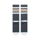Stance Signature Boyd Crew Socks Turbulence, crew sokken van zachte cotton blend met Y-gore heel seam en targeted cushioning, verkrijgbaar bij Revert 95 Haarlem
