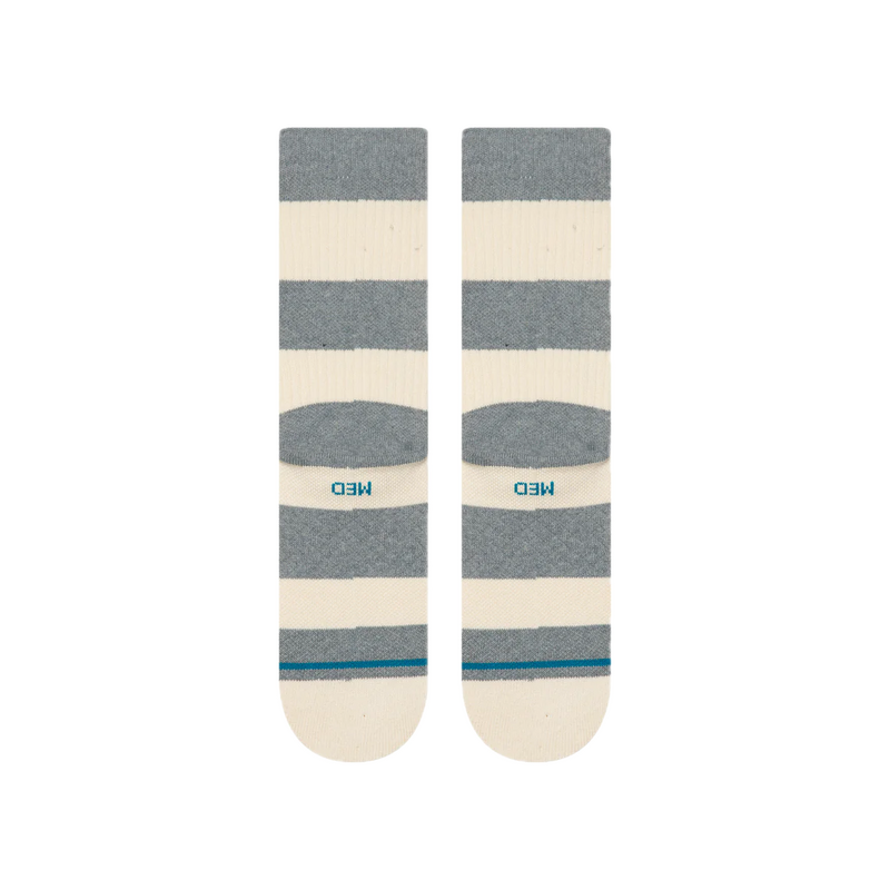 Stance Fred Denim Crew Blue – denimblauwe crew sokken van Stance met medium cushioning en versterkte zones