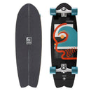 Arbor CX Fat Fish Surfskate Complete, fish-geïnspireerde surfskate met esdoornhout deck en Carver CX trucks, 32 x 10 inch, verkrijgbaar bij Revert 95 Haarlem