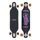 Arbor Performance Complete Journey Reaper Axis, drop-through longboard met palisander deck, Paris Reverse trucks en Easyrider Series wielen, 37 inch, verkrijgbaar bij Revert 95 Haarlem