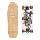 Arbor Bamboo Pilsner XL K Darmaeva Cruiser Complete, mini-cruiser met esdoornhout bamboe deck, Paris Street trucks en Easyrider Bogart wielen, 28,75 inch, verkrijgbaar bij Revert 95 Haarlem