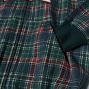 HUF Arch Plaid Full-Zip Heavyweight Hoodie in de kleur Forest, verkrijgbaar bij Revert 95 Haarlem