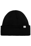 Reell Denim Beanie in zwart, voorkant