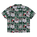 Element x Floor Van Het Nederend Regular Printed SS Shirt met all-over Malvin The Cat comic strip panelen, camp collar en knoopsluiting, verkrijgbaar bij Revert 95 Haarlem