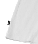 Element x Floor Van Het Nederend Pizza SS Tee White met full-color Malvin The Cat backprint staand op een rood geblokt tafelkleed met Element logo op pizzadoos, verkrijgbaar bij Revert 95 Haarlem