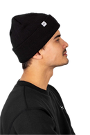 Reell Denim Beanie in zwart, achterkant