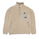 Kavu Teannaway Fleece Sweater in Greige, vooraanzicht