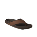 Reef The Raglan heren slipper in Java/Gum met overlasted waterbestendige strap en deep contour suikerriet EVA voetbed, verkrijgbaar bij Revert 95 Haarlem