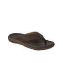 Reef Cushion Norte heren slipper in Dark Brown met overlasted air mesh strap en Nitrogen Infused EVA voetbed, verkrijgbaar bij Revert 95 Haarlem