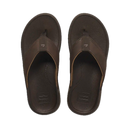 Reef Cushion Norte heren slipper in Dark Brown met overlasted air mesh strap en Nitrogen Infused EVA voetbed, verkrijgbaar bij Revert 95 Haarlem