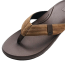 Reef Cushion Phantom 2.0 LE heren slipper in Brown/Tan met full grain leather strap, padded jersey voering en anatomisch cushion rebound voetbed, verkrijgbaar bij Revert 95 Haarlem