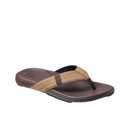 Reef Cushion Phantom 2.0 LE heren slipper in Brown/Tan met full grain leather strap, padded jersey voering en anatomisch cushion rebound voetbed, verkrijgbaar bij Revert 95 Haarlem