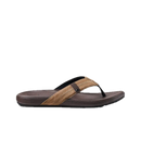 Reef Cushion Phantom 2.0 LE heren slipper in Brown/Tan met full grain leather strap, padded jersey voering en anatomisch cushion rebound voetbed, verkrijgbaar bij Revert 95 Haarlem
